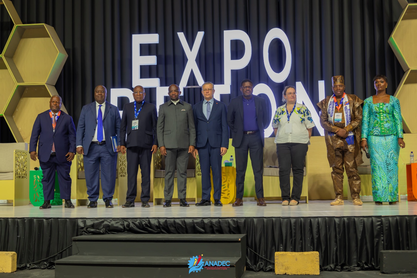 Photo d'ensemble des participants à EXPOBETON RDC 2026