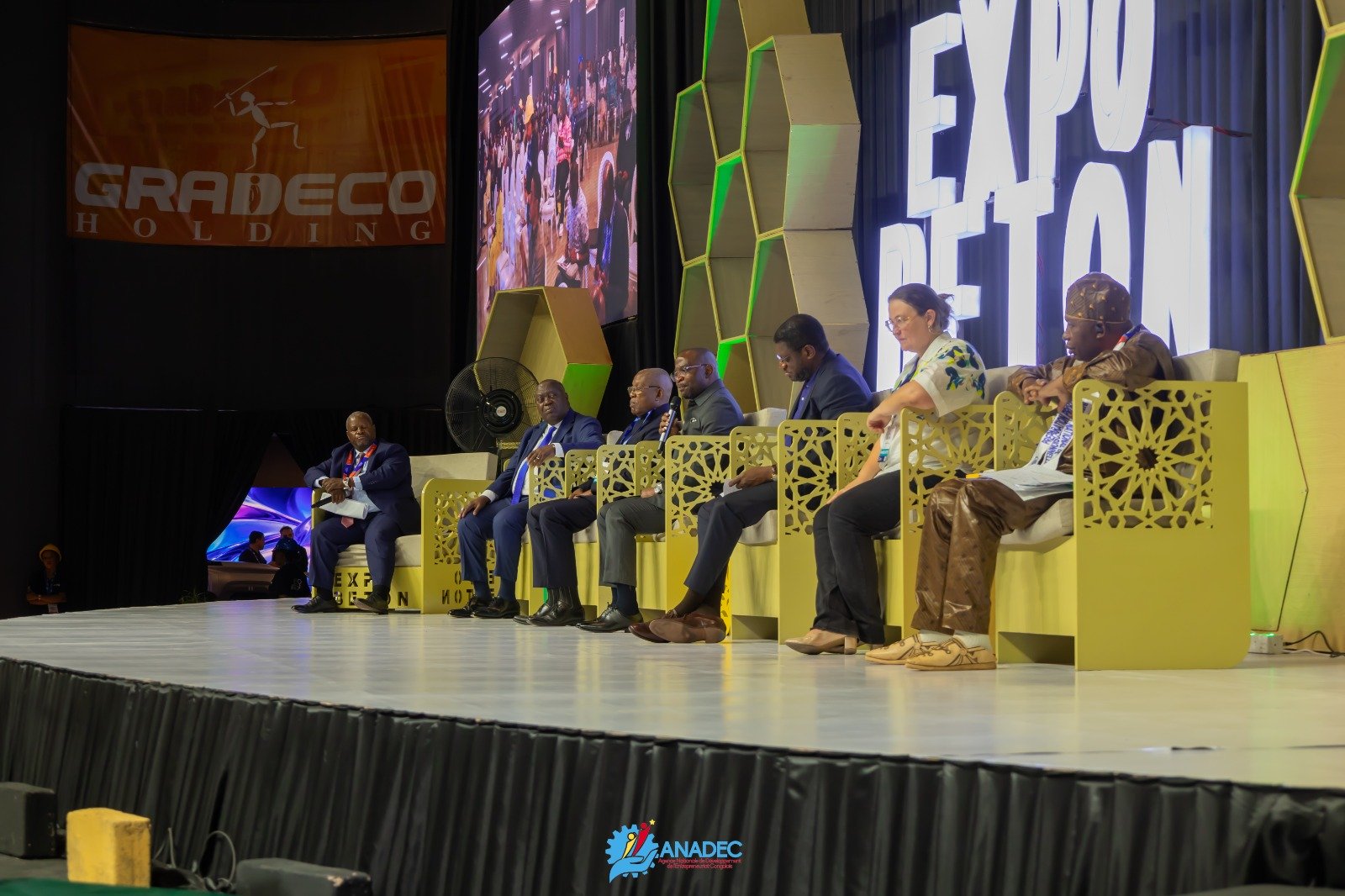 Participants et représentants institutionnels à EXPOBETON RDC 2026